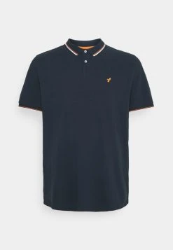 Pier One Uomo Polo - Dark Blue/orange
