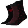 Pier One Uomo VALENTINES 3 PACK - Calze - Black/dark Red 8 Pier One Uomo VALENTINES 3 PACK - Calze - Black/dark Red -Offerta Economica Pier One cac0add0f3cb4cc2be2f8fbe8ab3bcb8