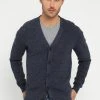 Pier One Uomo Cardigan - Mottled Blue -Offerta Economica Pier One cb75ffcb4bc44867bdfbe488831375c2