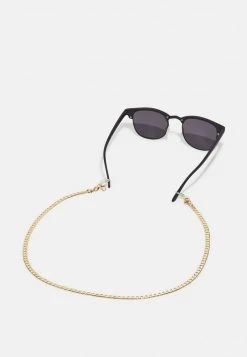 Pier One GLASSES MASK CHAIN UNISEX - Collana - Gold-coloured
