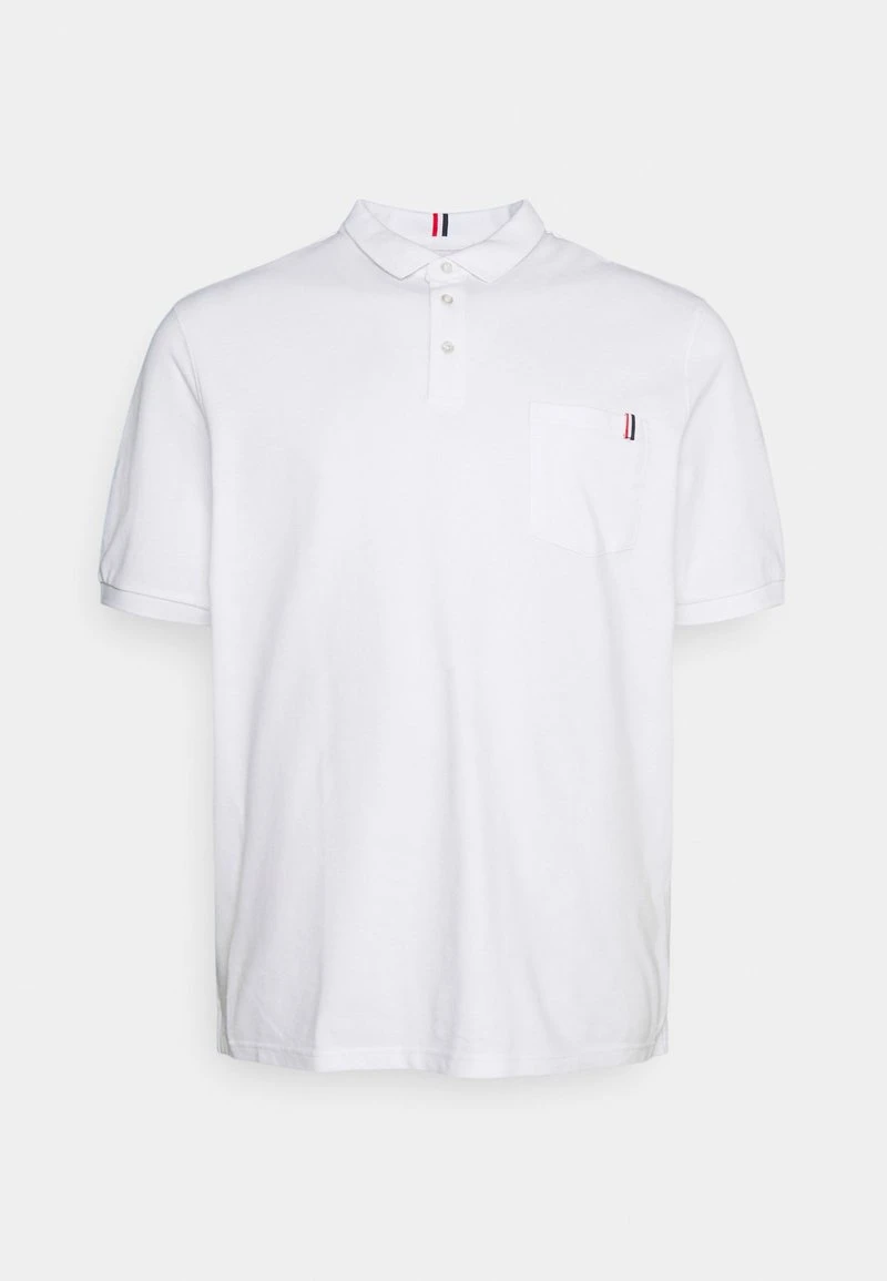 Pier One Uomo TRICLORE TRIM - Polo - White 3 Pier One Uomo TRICLORE TRIM - Polo - White