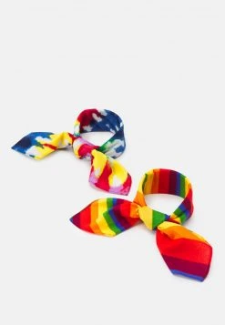 Pier One PRIDE BANDANAS UNISEX 2 PACK - Foulard - Multi-coloured