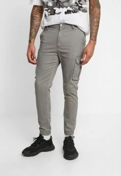 Pier One Uomo Pantaloni Cargo - Grey