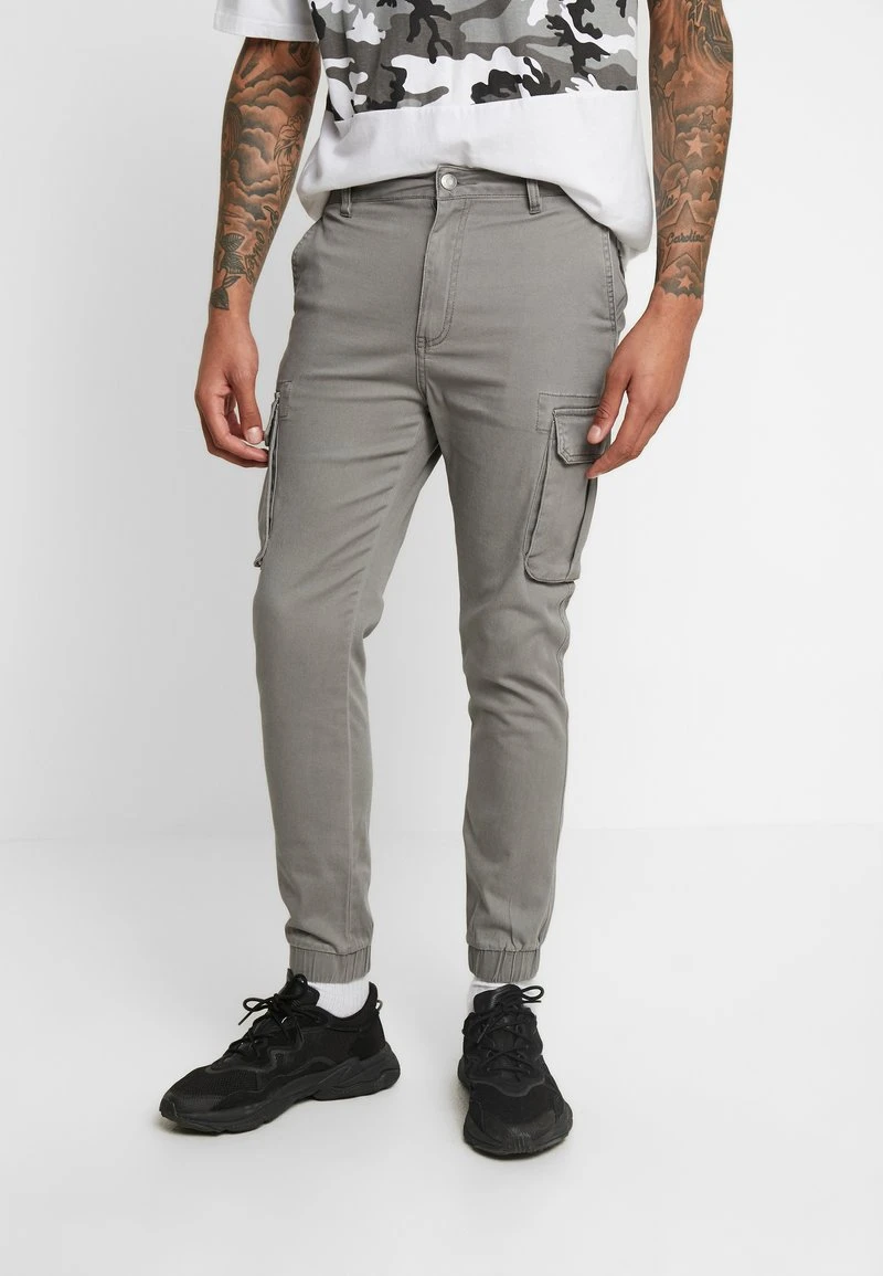 Pier One Uomo Pantaloni Cargo - Grey 3 Pier One Uomo Pantaloni Cargo - Grey
