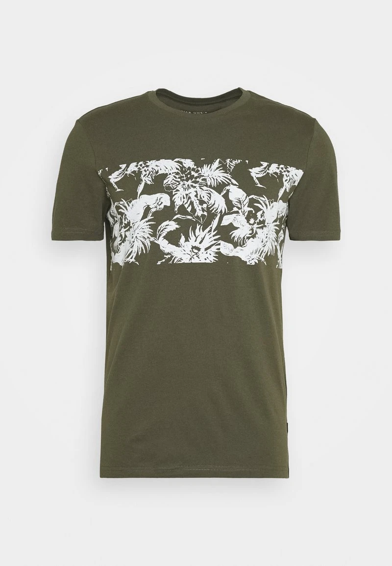 Pier One Uomo T-shirt Con Stampa - Oliv 6 Pier One Uomo T-shirt Con Stampa - Oliv - immagine 4