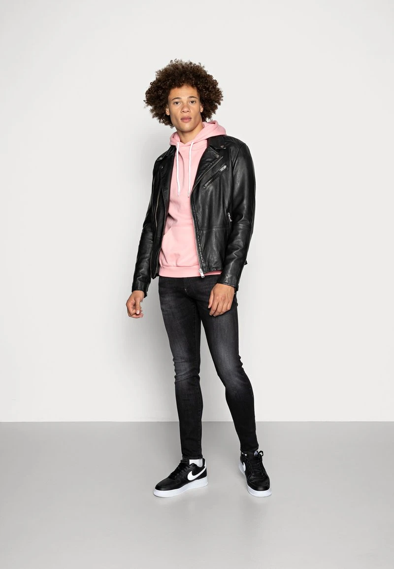 Pier One Unisex Felpa Con Cappuccio - Pink 4 Pier One Unisex Felpa Con Cappuccio - Pink - immagine 2