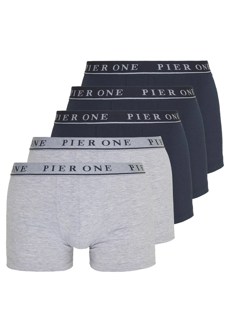 Pier One Uomo 5 PACK - Culotte - Dark Blue/mottled Grey 6 Pier One Uomo 5 PACK - Culotte - Dark Blue/mottled Grey - immagine 4