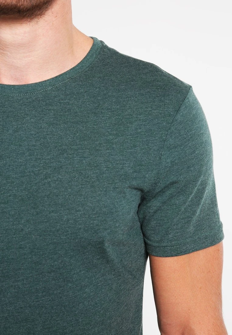Pier One Uomo T-shirt Basic - Green Melange 8 Pier One Uomo T-shirt Basic - Green Melange - immagine 6