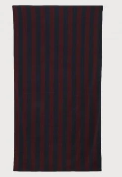 Pier One Uomo BEACH TOWEL 180x100CM 500 GSM - Telo Mare - Dark Blue/bordeaux