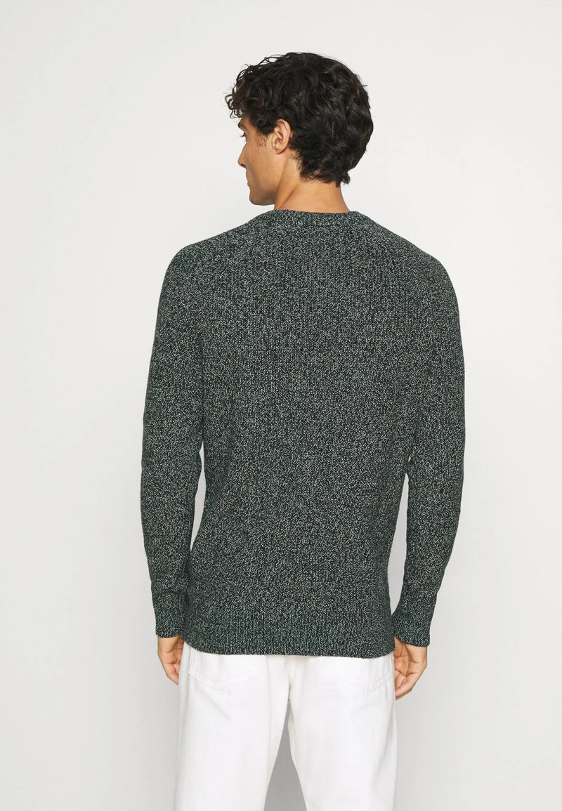 Pier One Uomo MULTICOLOUR HALF CARDIGAN JUMPER - Maglione - Dark Green 5 Pier One Uomo MULTICOLOUR HALF CARDIGAN JUMPER - Maglione - Dark Green - immagine 3