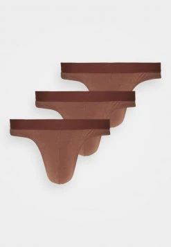 Pier One Uomo 3 PACK - Slip - Brown