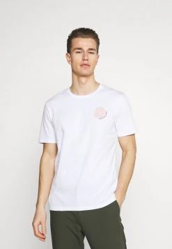 Pier One Uomo T-shirt Con Stampa - White