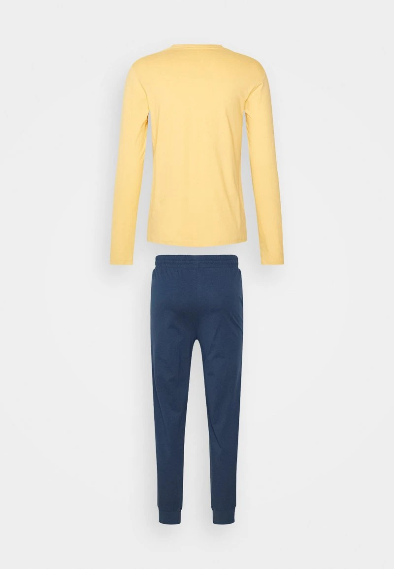 Pier One Uomo Pigiama - Yellow/dark Blue 4 Pier One Uomo Pigiama - Yellow/dark Blue - immagine 2