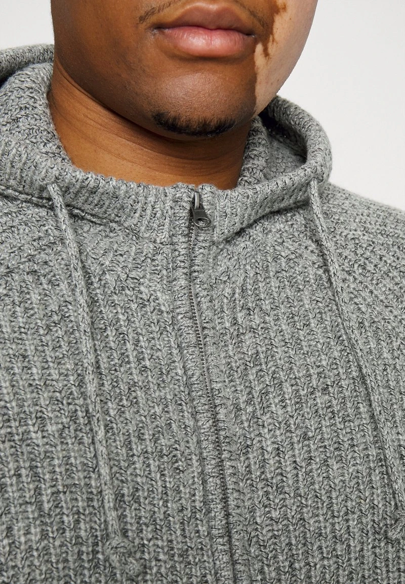 Pier One Uomo Cardigan - Mottled Light Grey 8 Pier One Uomo Cardigan - Mottled Light Grey - immagine 6