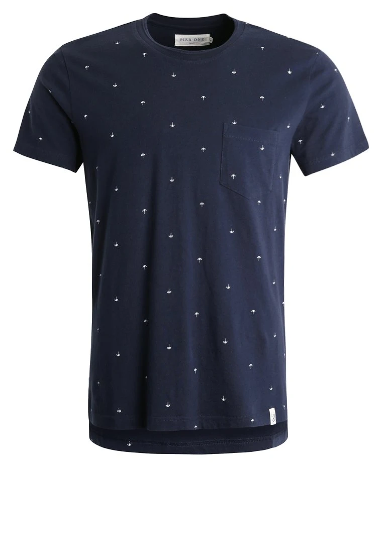 Pier One Uomo T-shirt Con Stampa - Navy 8 Pier One Uomo T-shirt Con Stampa - Navy - immagine 6