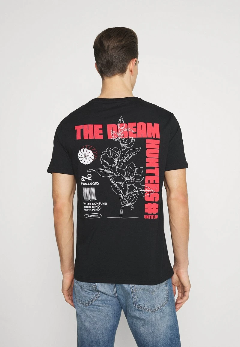 Pier One Uomo T-shirt Con Stampa - Black 3 Pier One Uomo T-shirt Con Stampa - Black