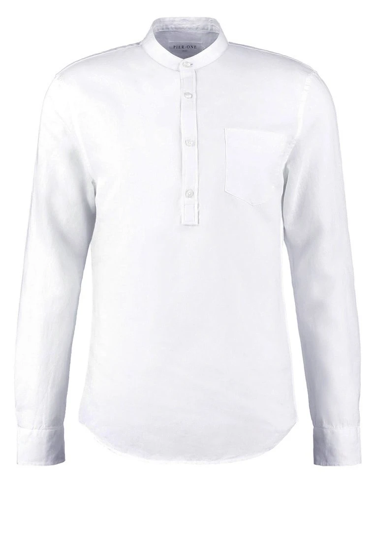 Pier One Uomo Camicia - White 9 Pier One Uomo Camicia - White - immagine 7