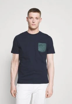 Pier One Uomo T-shirt Con Stampa - Dark Blue