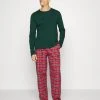 Pier One Uomo Pigiama - Dark Green/red -Offerta Economica Pier One de67664013774db7b19df9634c0a9b6a
