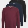 Pier One Uomo 3 PACK - Polo - Bordeaux/dark Blue/black -Offerta Economica Pier One dec2b9258afd404ebd5faeb54b666c3a