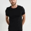 Pier One Uomo 2 PACK - T-shirt Basic - Black -Offerta Economica Pier One dee66c7e2e734d18983e6a98b1cdab15