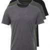 Pier One Uomo 3 PACK - T-shirt Basic - Black/grey/green -Offerta Economica Pier One df840033a7f04afda15f16c48ba7762b