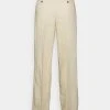 GANT Donna BLEND WIDE PANTS - Stoffhose - Desert Beige -Offerta Economica Pier One e0d8abaec6e9474fb1e6f8dc29c3c84c