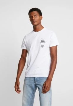 Pier One Uomo T-shirt Con Stampa - White