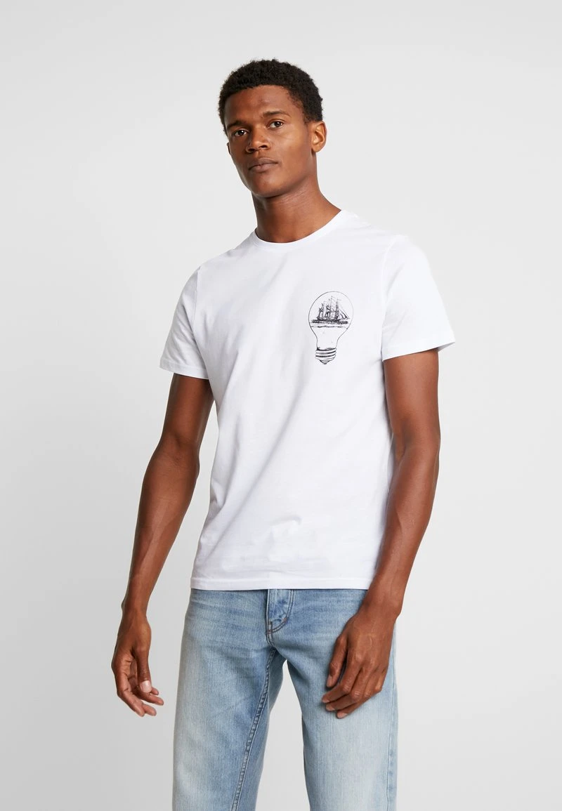 Pier One Uomo T-shirt Con Stampa - White 3 Pier One Uomo T-shirt Con Stampa - White