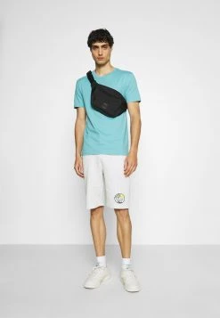 Pier One Uomo 2 PACK - T-shirt Basic - Light Blue/black