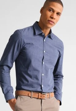 Pier One Uomo Camicia - Blue