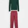 Pier One Uomo Pigiama - Dark Green/red -Offerta Economica Pier One e4f9d73856c449e8949504e9ea765a57