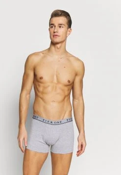 Pier One Uomo 5 PACK - Culotte - Dark Blue/mottled Grey