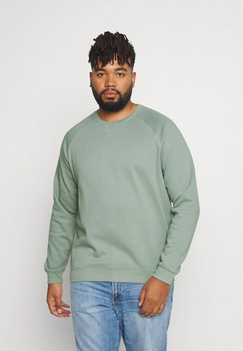 Pier One Uomo BIG CREW NECK 2PACK - Felpa - Black- Green 6 Pier One Uomo BIG CREW NECK 2PACK - Felpa - Black- Green - immagine 4