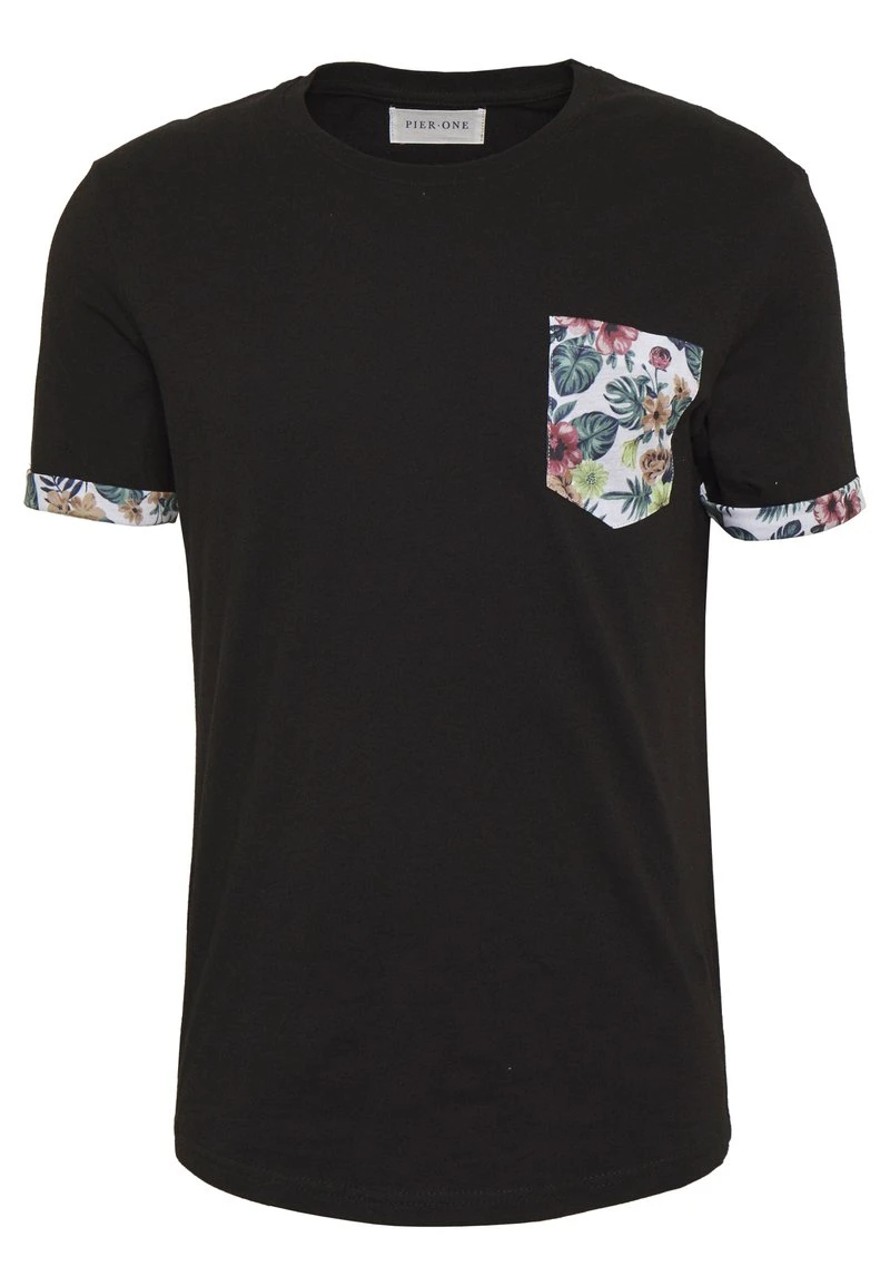 Pier One Uomo T-shirt Con Stampa - Black 7 Pier One Uomo T-shirt Con Stampa - Black - immagine 5