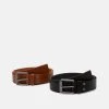 Pier One Unisex 2 PACK - Cintura - Black/cognac -Offerta Economica Pier One e9895608f955428986633a38789d18d1