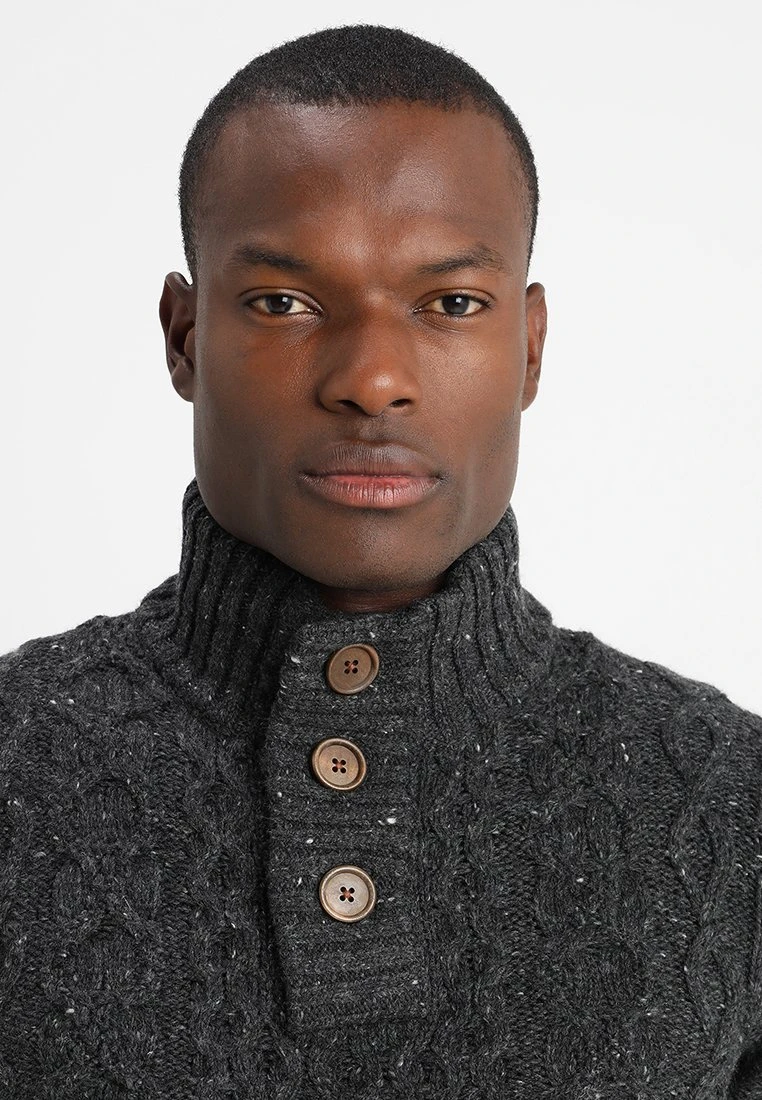 Pier One Uomo Maglione - Mottled Dark Grey 7 Pier One Uomo Maglione - Mottled Dark Grey - immagine 5