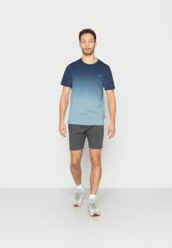 Pier One Uomo 3 PACK - Shorts - Black/grey/green