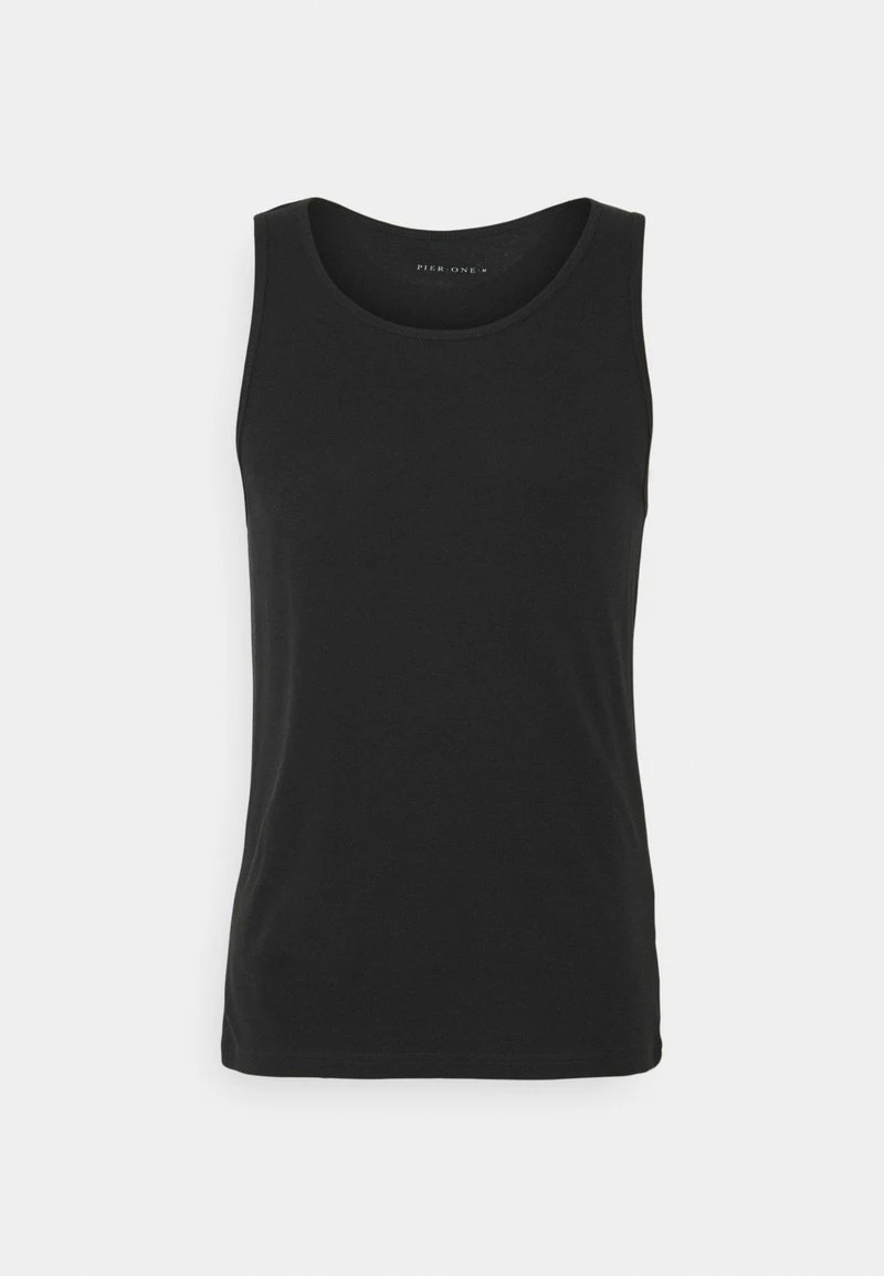 Pier One Uomo 3 PACK - Maglietta Intima - Black/khaki/mottled Dark Grey 7 Pier One Uomo 3 PACK - Maglietta Intima - Black/khaki/mottled Dark Grey - immagine 5