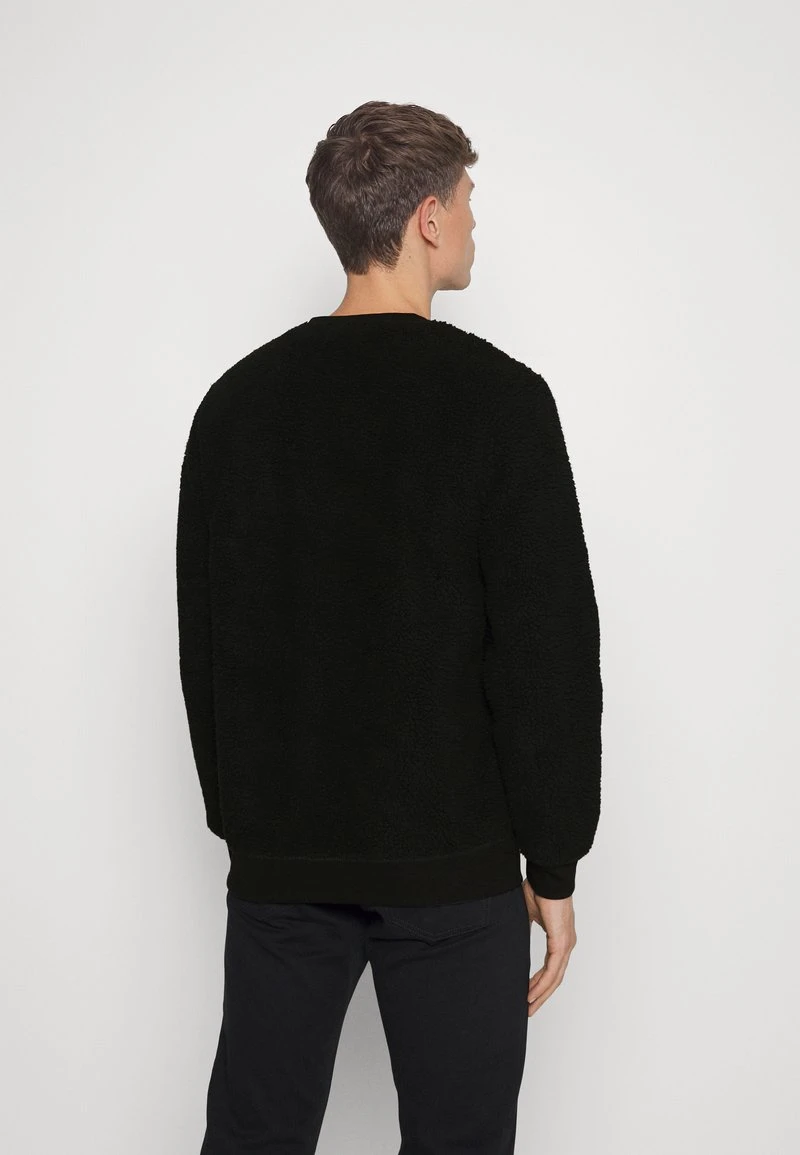 Pier One Uomo Felpa In Pile - Black 5 Pier One Uomo Felpa In Pile - Black - immagine 3