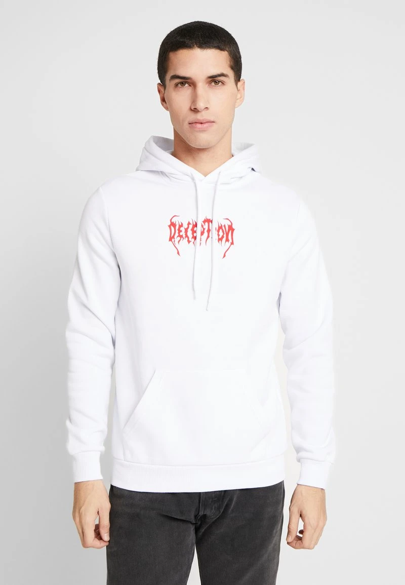 Pier One UNISEX - Felpa Con Cappuccio - White 5 Pier One UNISEX - Felpa Con Cappuccio - White - immagine 3