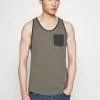 Pier One Uomo Top - Mottled Olive -Offerta Economica Pier One f2dbe2f07398463b863fef3c2b59c4bf