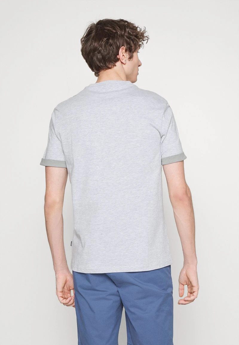 Pier One Uomo T-shirt Basic - Mottled Light Grey 5 Pier One Uomo T-shirt Basic - Mottled Light Grey - immagine 3