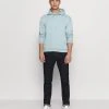 Pier One Uomo PLAIN SKATER HOODY - Felpa Con Cappuccio - Light Blue -Offerta Economica Pier One f76bb0615a4d49ec92b8e1ed66ff90aa