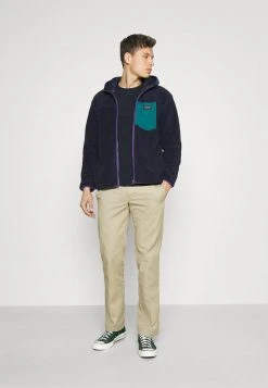 Pier One Uomo 2 PACK - Maglietta A Manica Lunga - Dark Blue/mottled Grey