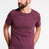 Pier One Uomo T-shirt Basic - Bordeaux Melange -Offerta Economica Pier One f8786116f078433ead2135d29ff876ec