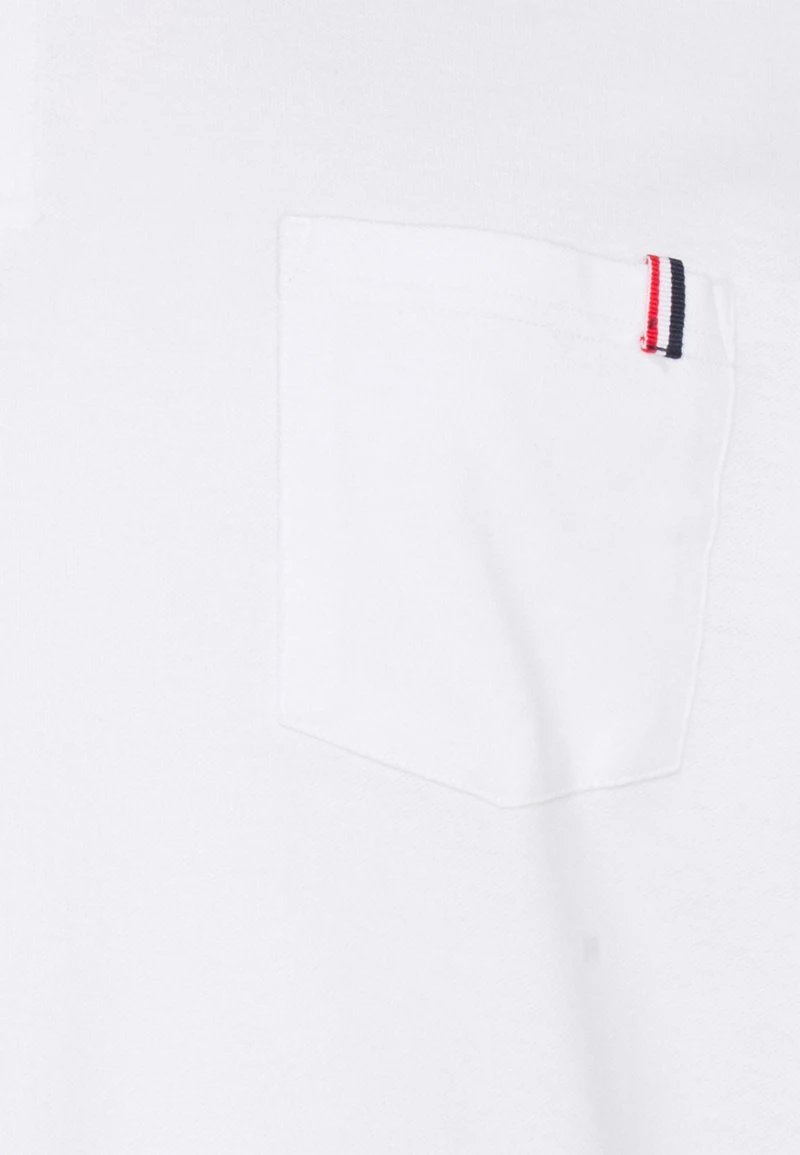 Pier One Uomo TRICLORE TRIM - Polo - White 5 Pier One Uomo TRICLORE TRIM - Polo - White - immagine 3