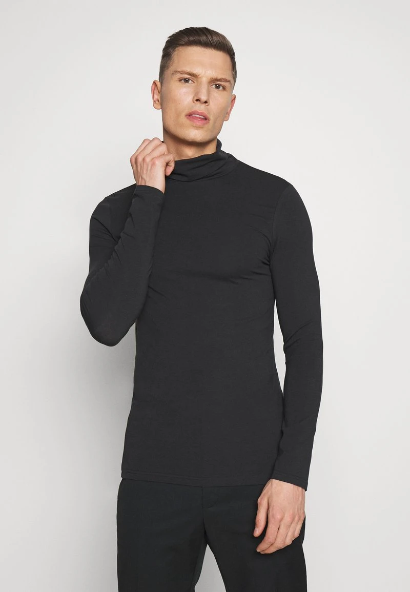 Pier One Uomo 2 PACK - Maglietta A Manica Lunga - White/black 7 Pier One Uomo 2 PACK - Maglietta A Manica Lunga - White/black - immagine 5