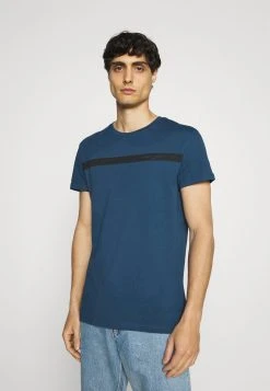 Pier One Uomo T-shirt Con Stampa - Blue