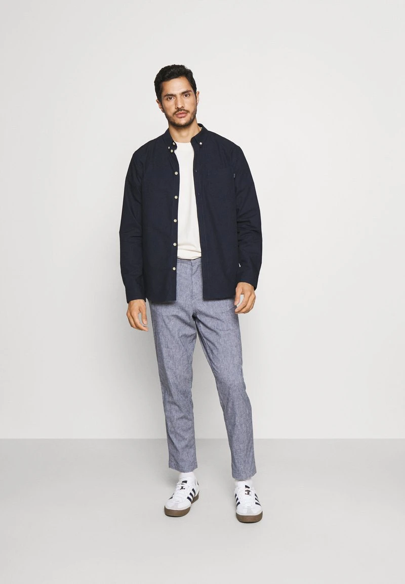 Pier One Uomo Camicia - Dark Blue 4 Pier One Uomo Camicia - Dark Blue - immagine 2